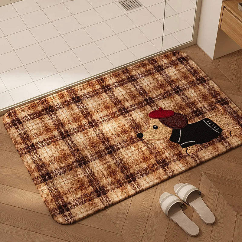 Playful Dog-Themed Area Rug