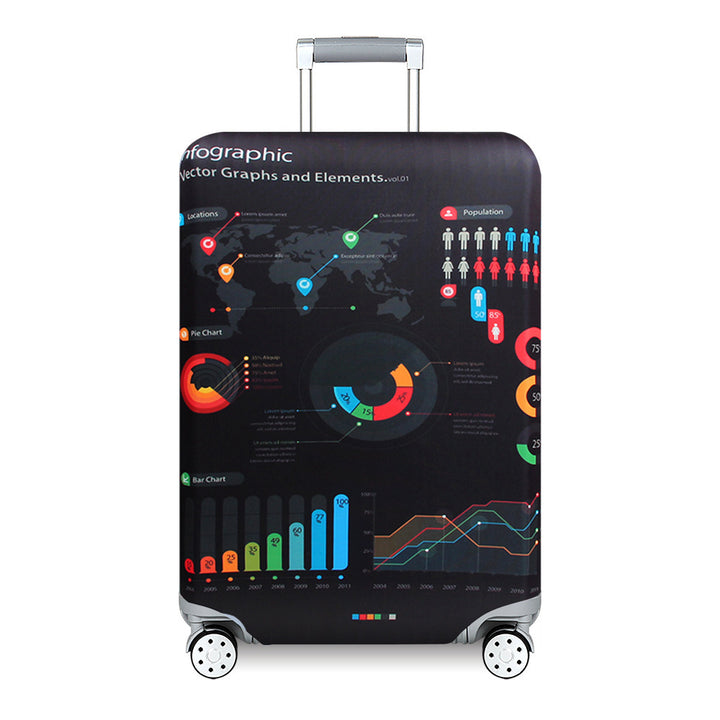 Abstract Art Hard Shell Suitcase Bowlift