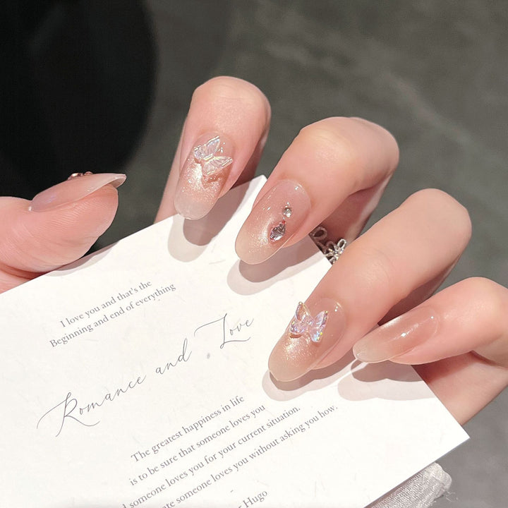 Artistic Press-On Nail Design Bowlift 1787316171