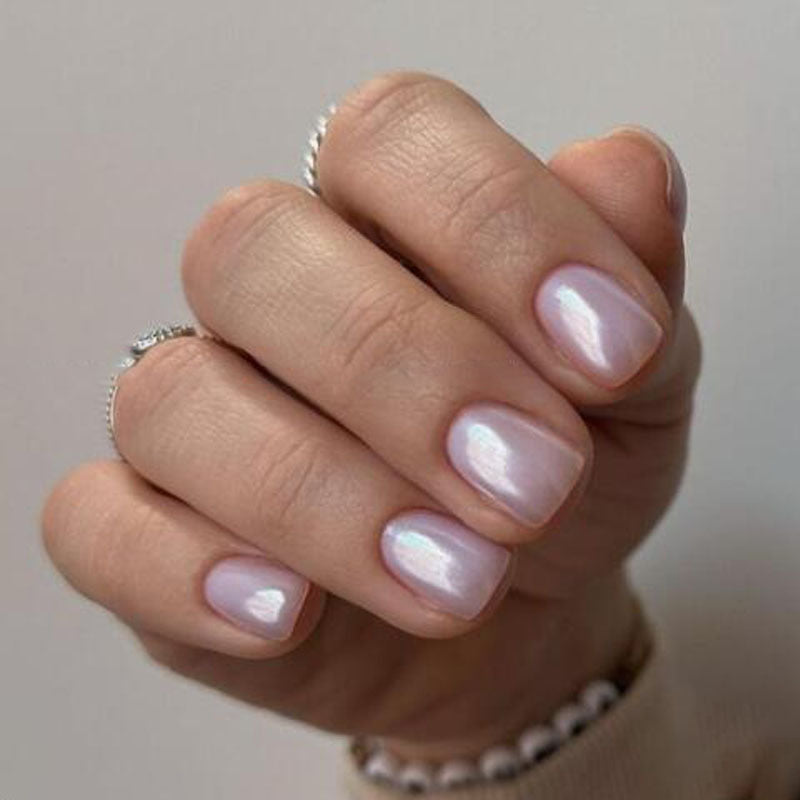 Premium Press-On Nail Kit with Natural Finish Bowlift