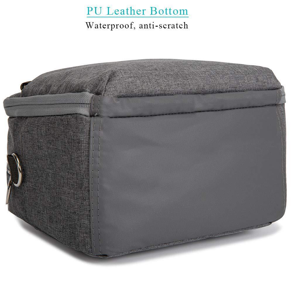 Unisex cooler bag with two opening types and insulating interior Bowlift