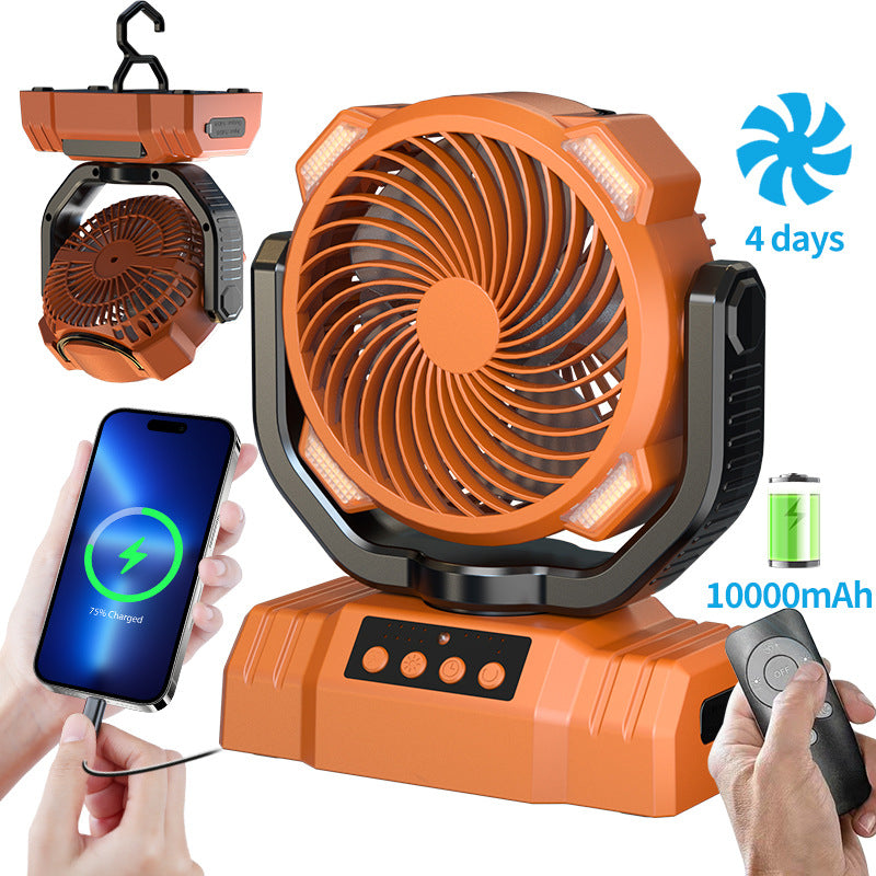 Unisex Portable USB Fan with Power Bank Function Bowlift