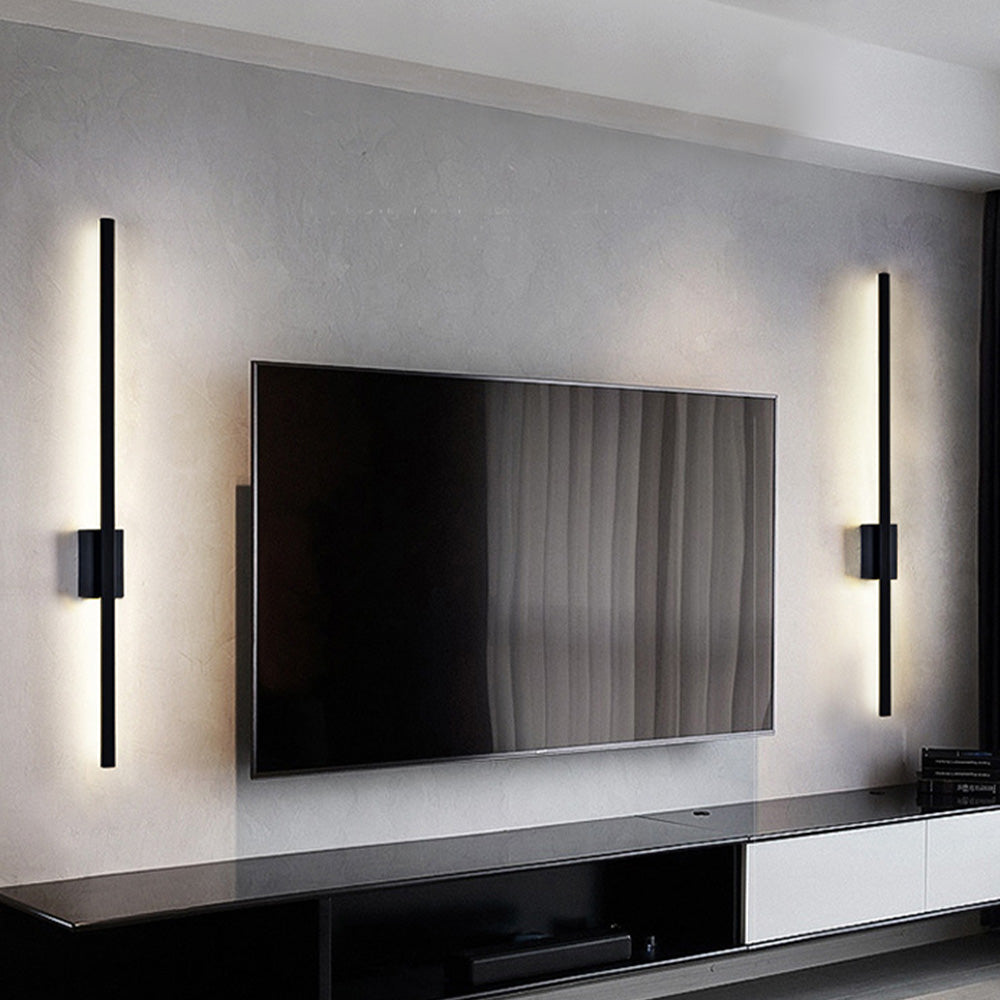 BowLift | Industrial Minimalist Long LED Iron Wall Lights for Contemporary Living Room Décor and Stylish Illumination