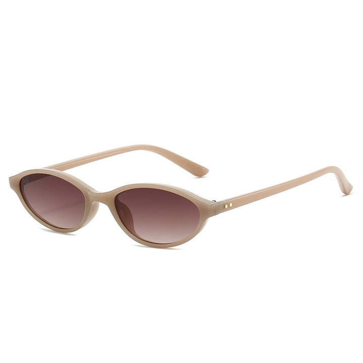 Chic Vintage-Inspired Oval Sunglasses Bowlift