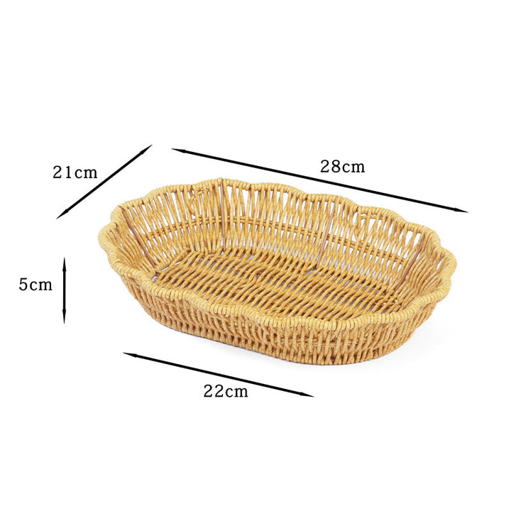 Decorative Woven Serving Tray Bowlift