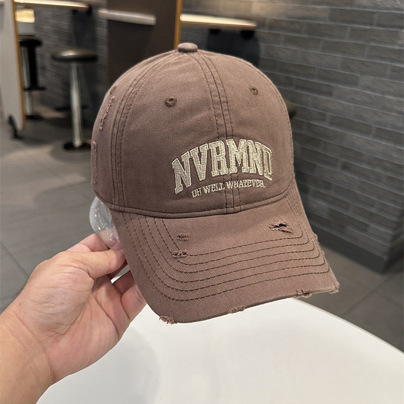 Men's Distressed Graphic Baseball Cap Bowlift