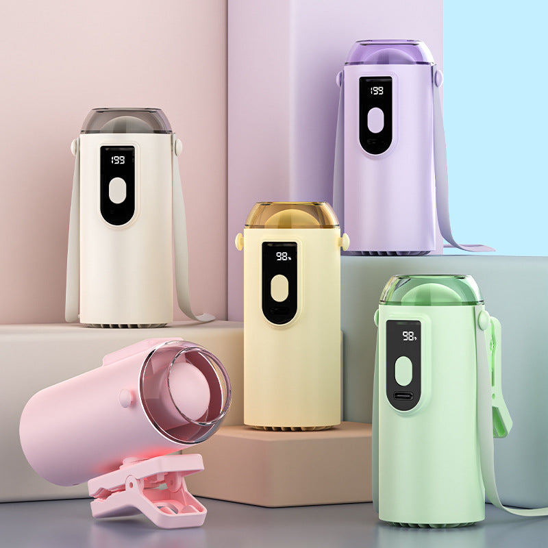Women Portable Air Humidifier with Digital Display Bowlift