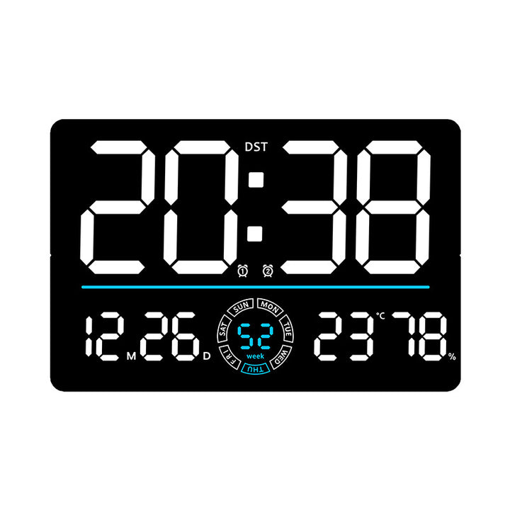 Digital Multifunction Alarm Clock with Hygrometer and Temperature Display Bowlift
