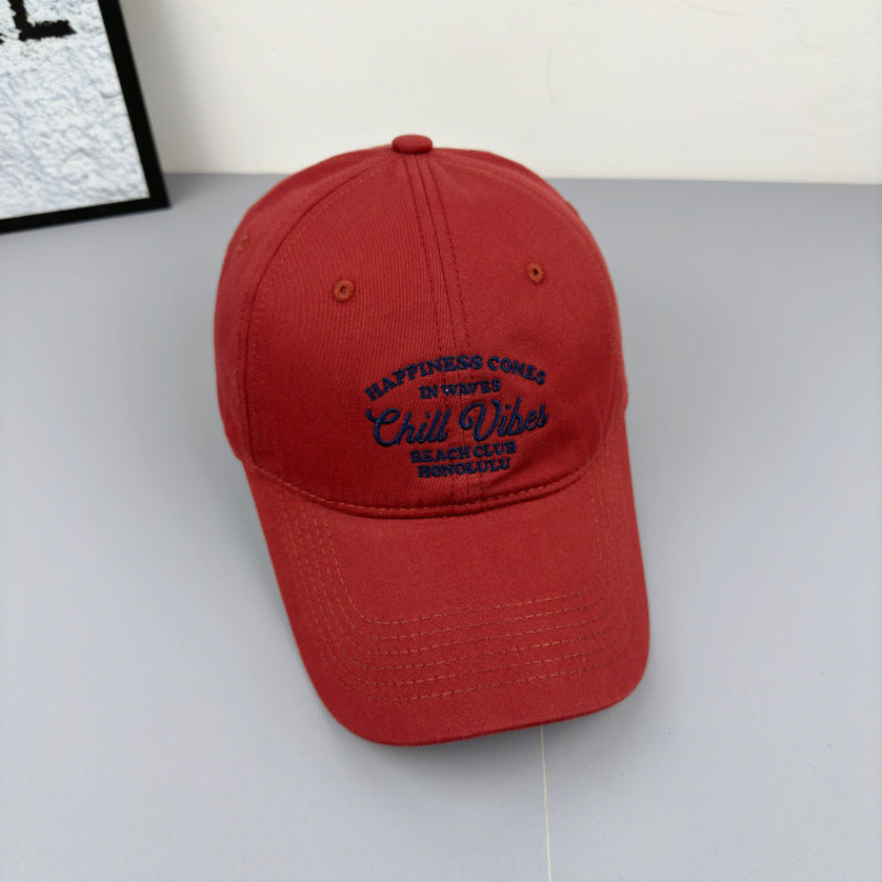 Men's Embroidered Chill Vibes Baseball Cap Bowlift