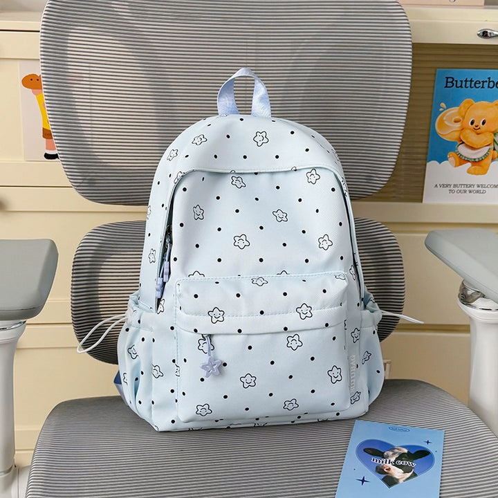 Floral Print Backpack Bowlift