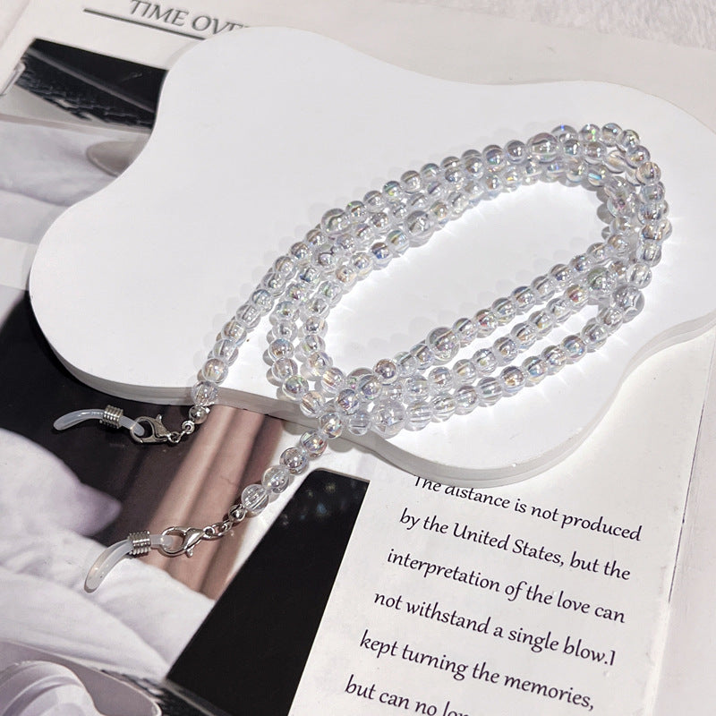 Multi-Layered Beaded Eyewear Chain Bowlift