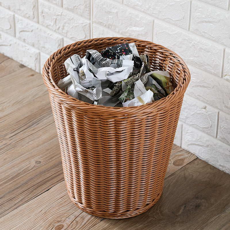 Unisex Elegant Waste Bin made of woven material Bowlift