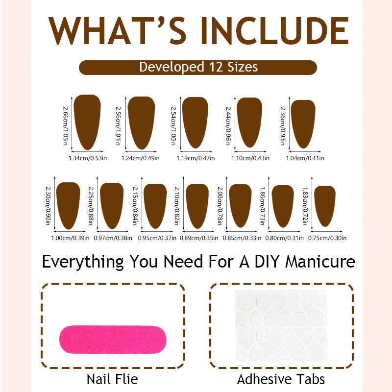 Artificial nail set with romantic hearts and bows design Bowlift