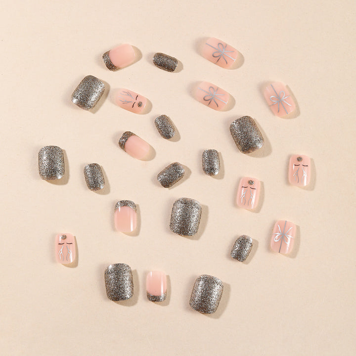 Festive Holiday Nail Art Design Bowlift