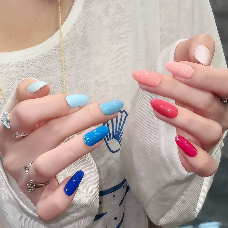 Whimsical Bunny-Themed Press-On Nail Art Set Bowlift