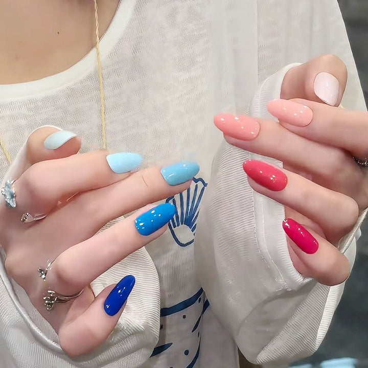 Whimsical Bunny-Themed Press-On Nail Art Set Bowlift