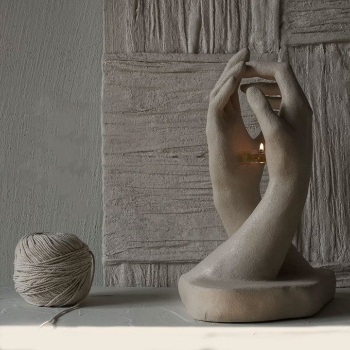 Artistic Gesture Candle Holder