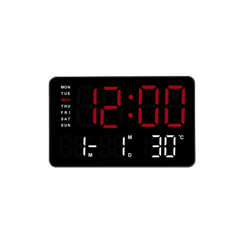 Digital function alarm clock with large LED display Bowlift