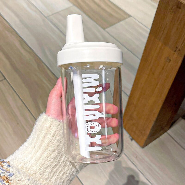 Women sustainable drinking cups with silicone lid Bowlift