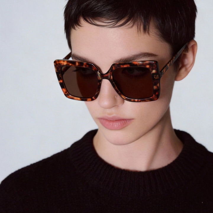 Women's fashionable square reading glasses Bowlift