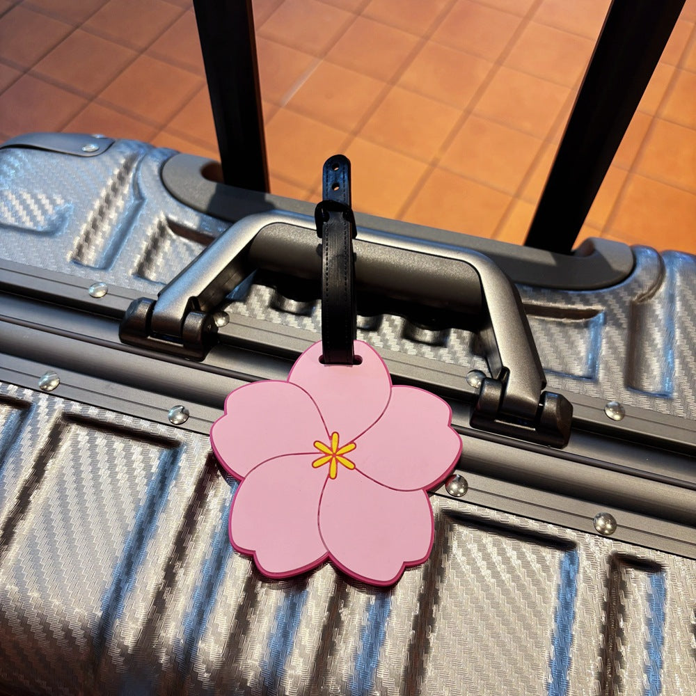 Floral-Themed Travel Luggage Tag Bowlift