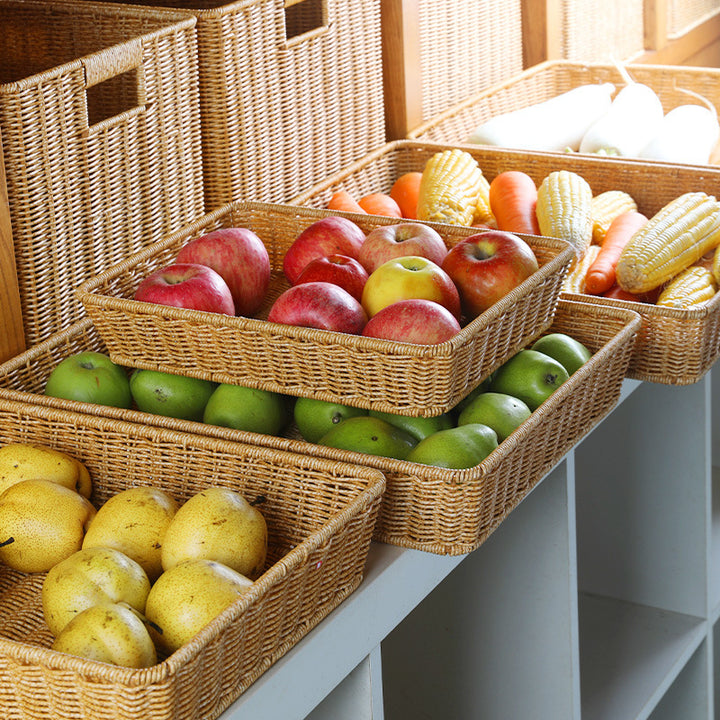 Natural Woven Storage Tray Bowlift