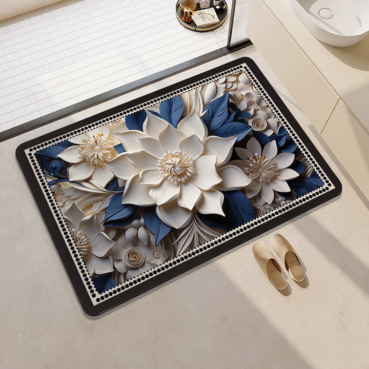 Playful Fruit-Themed Bath Mat Bowlift