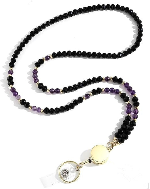 Beaded Eyewear Retractable Lanyard Bowlift