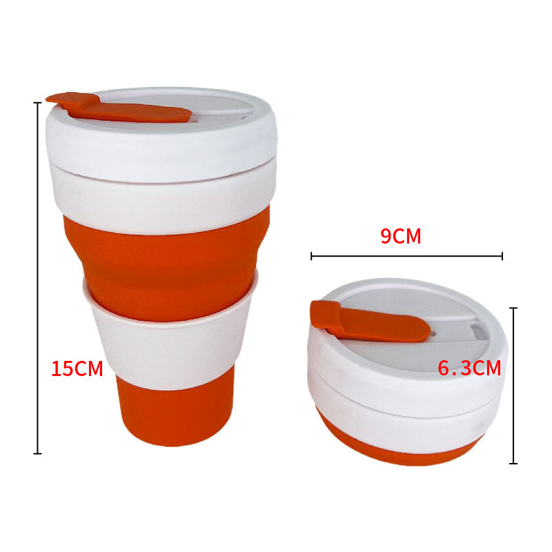 Women Foldable Coffee Cup with Lid Bowlift
