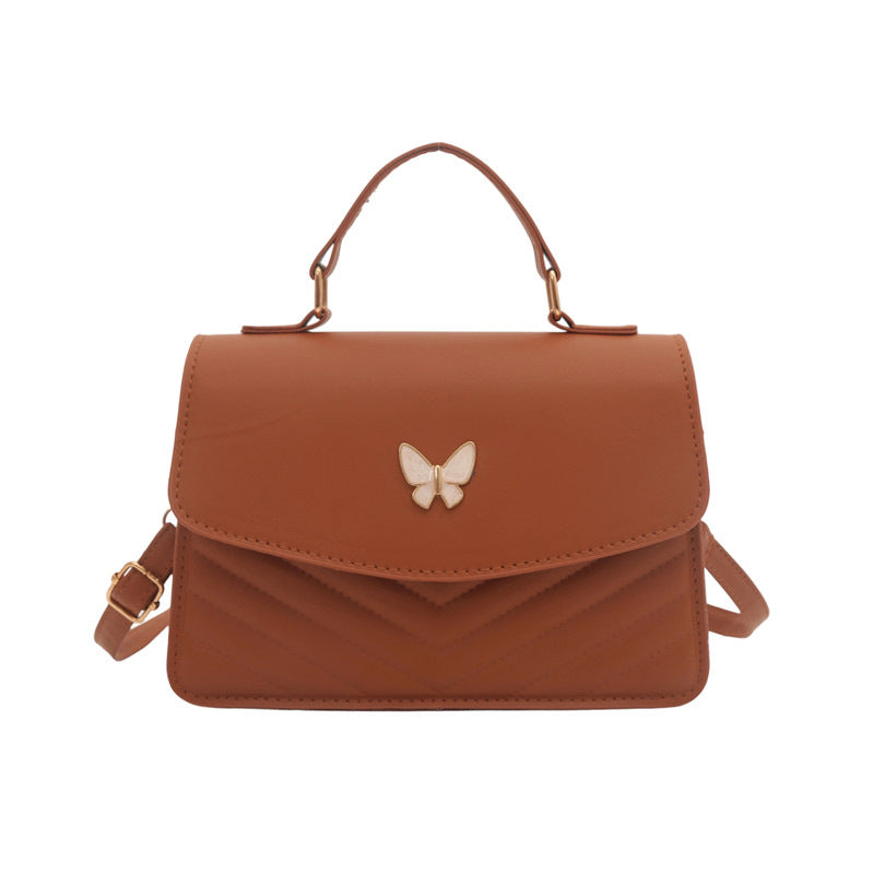 WoElegant Quilted Leather Satchel Bag Bowlift