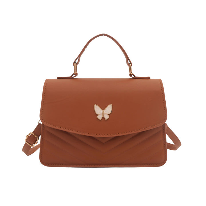 WoElegant Quilted Leather Satchel Bag Bowlift