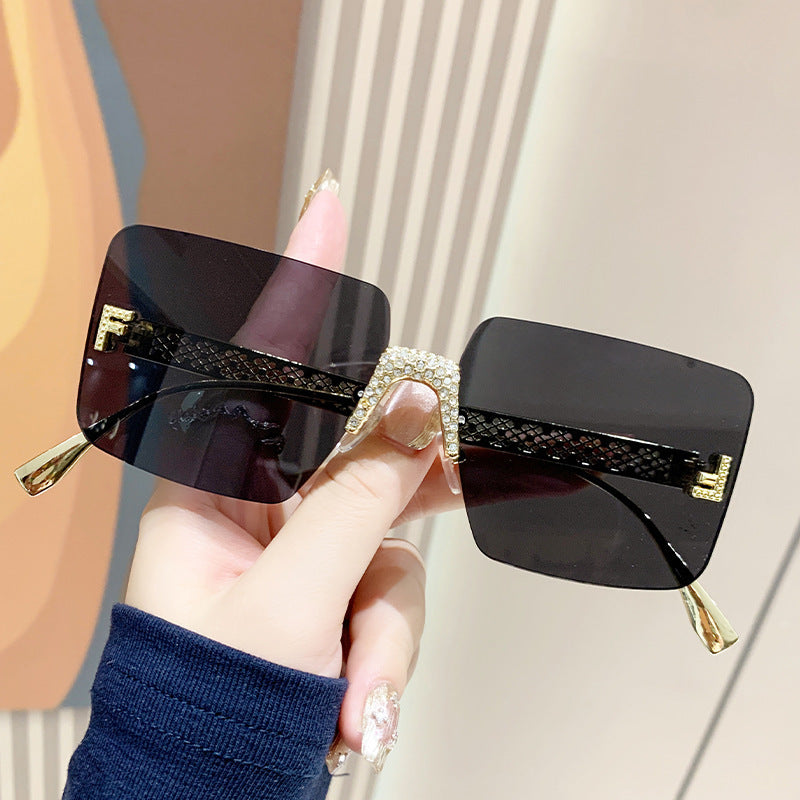 Women extravagant hexagonal sunglasses Bowlift