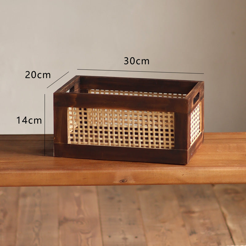 High-quality storage basket made of natural material Bowlift