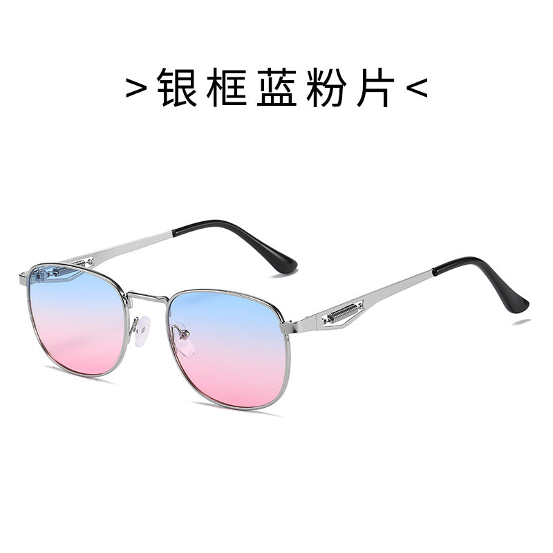 Ladies Fashion Pilot Sunglasses with High-Quality Metal Frame Bowlift