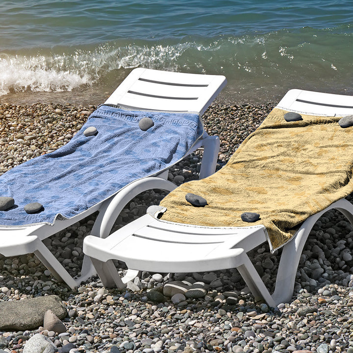 Beach towel made of skin-friendly microfiber with a creative pattern mix Bowlift
