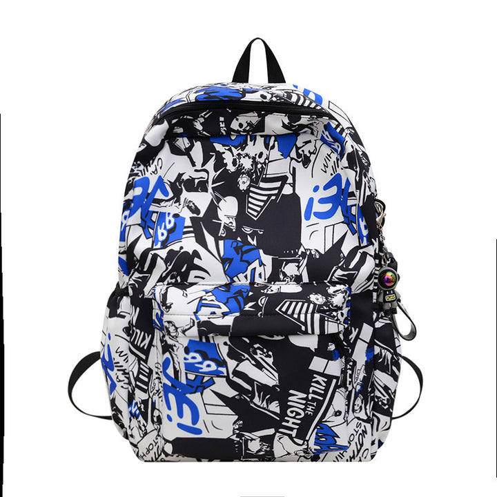 Artistic Graphic Print Backpack Bowlift