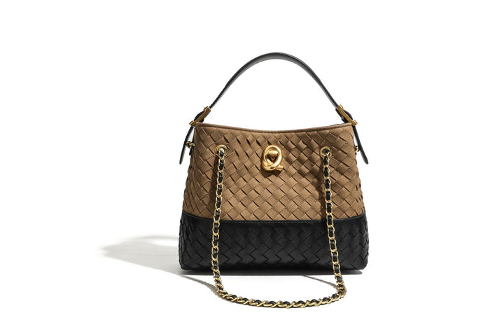 Woven Bucket Handbag Bowlift