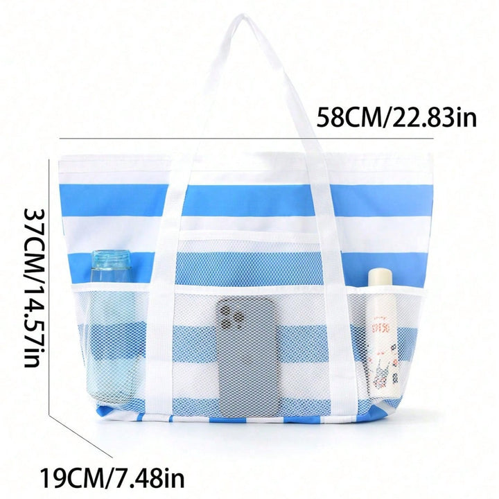 Large Beach Bag Made of Breathable Mesh Material Bowlift