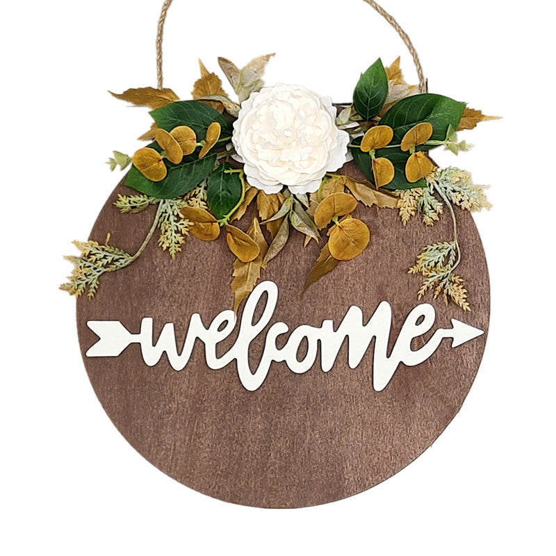 Decorative Flower Welcome Board