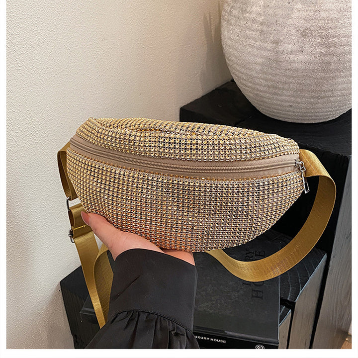 Shimmering Rhinestone-Embellished Fanny Pack Bowlift