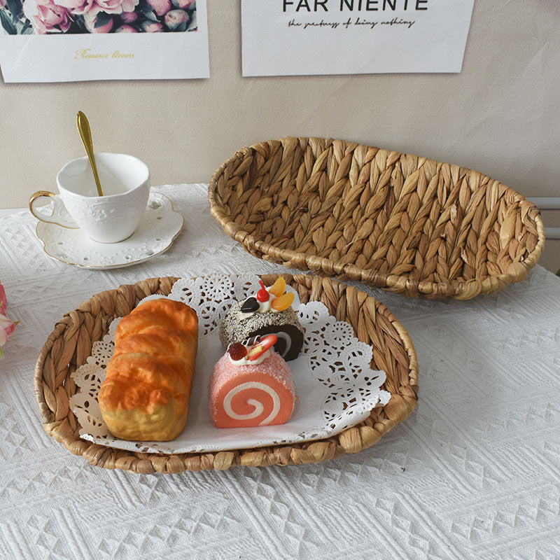 Natural Woven Serving Tray Bowlift