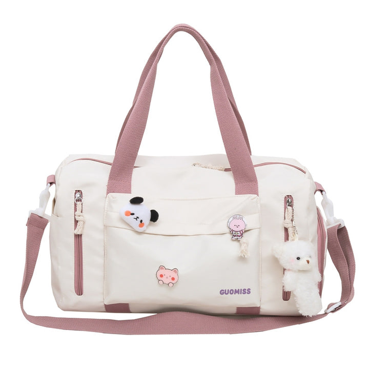 Sporty Travel Bag with Playful Designs Bowlift