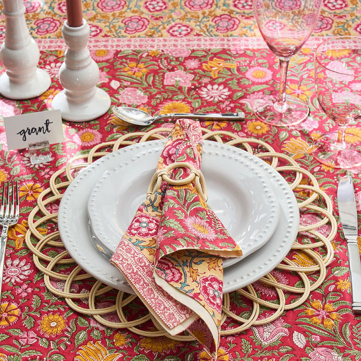 Decorative coaster made of woven rattan Bowlift
