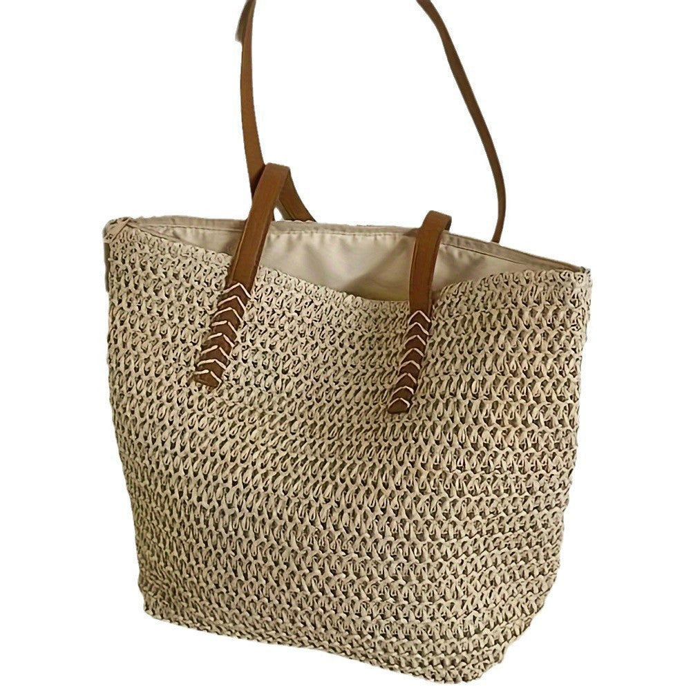 Handbag Made Of Naturally Braided Material Bowlift