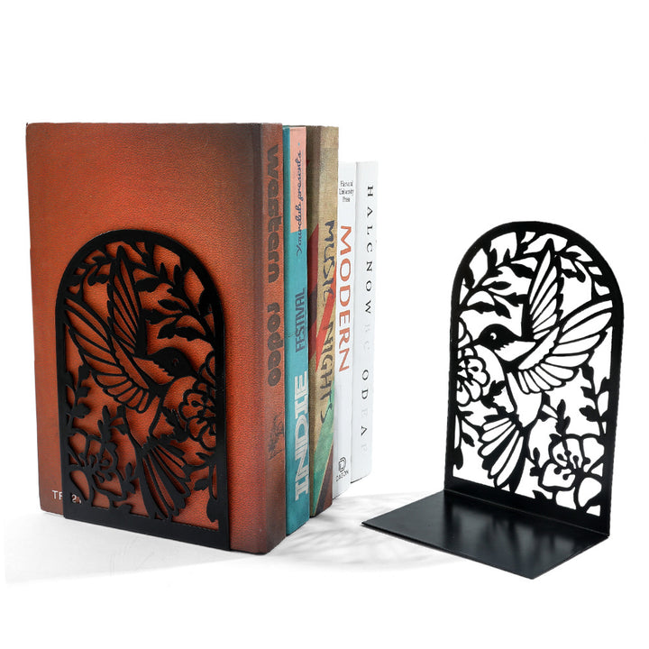 Decorative Hummingbird Metal Bookends