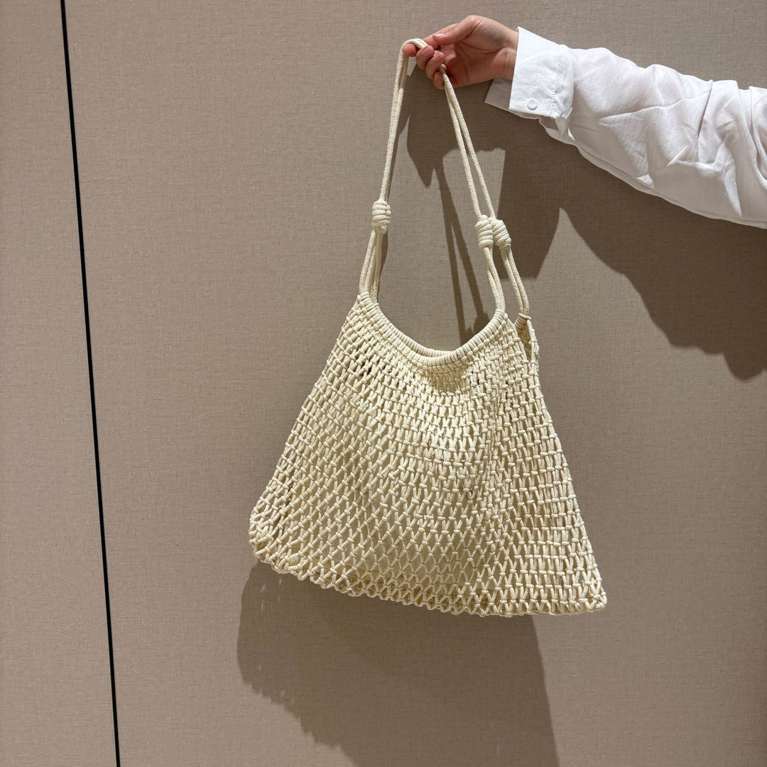 Net tote bag in boho style Bowlift