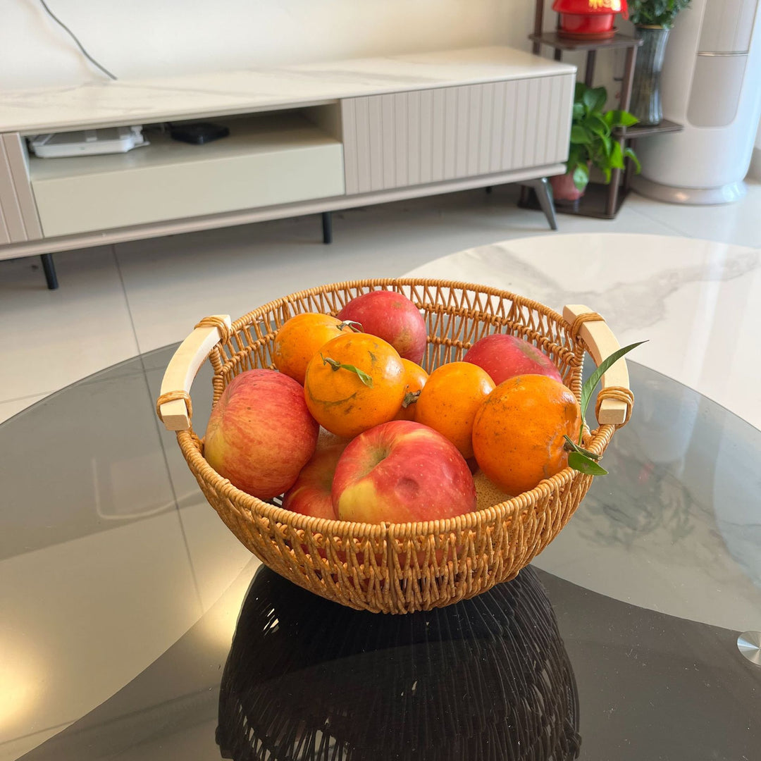Modern Decorative Woven Fruit Bowl Bowlift