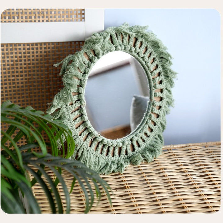 Decorative Macrame Wall Mirror