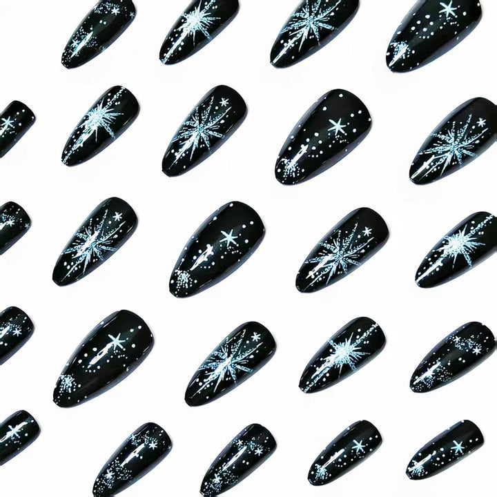 Starry Night Themed Nail Art Bowlift