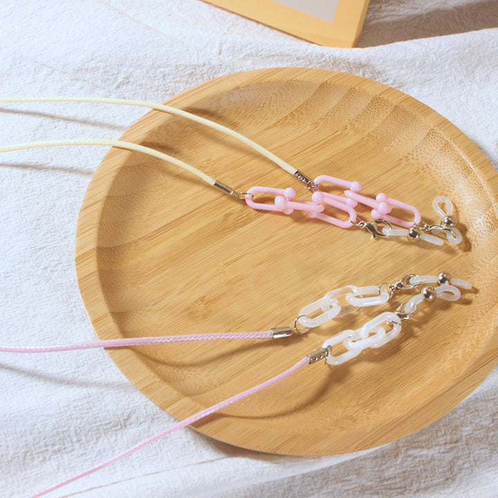 Fashionable glasses strap with pendants Bowlift